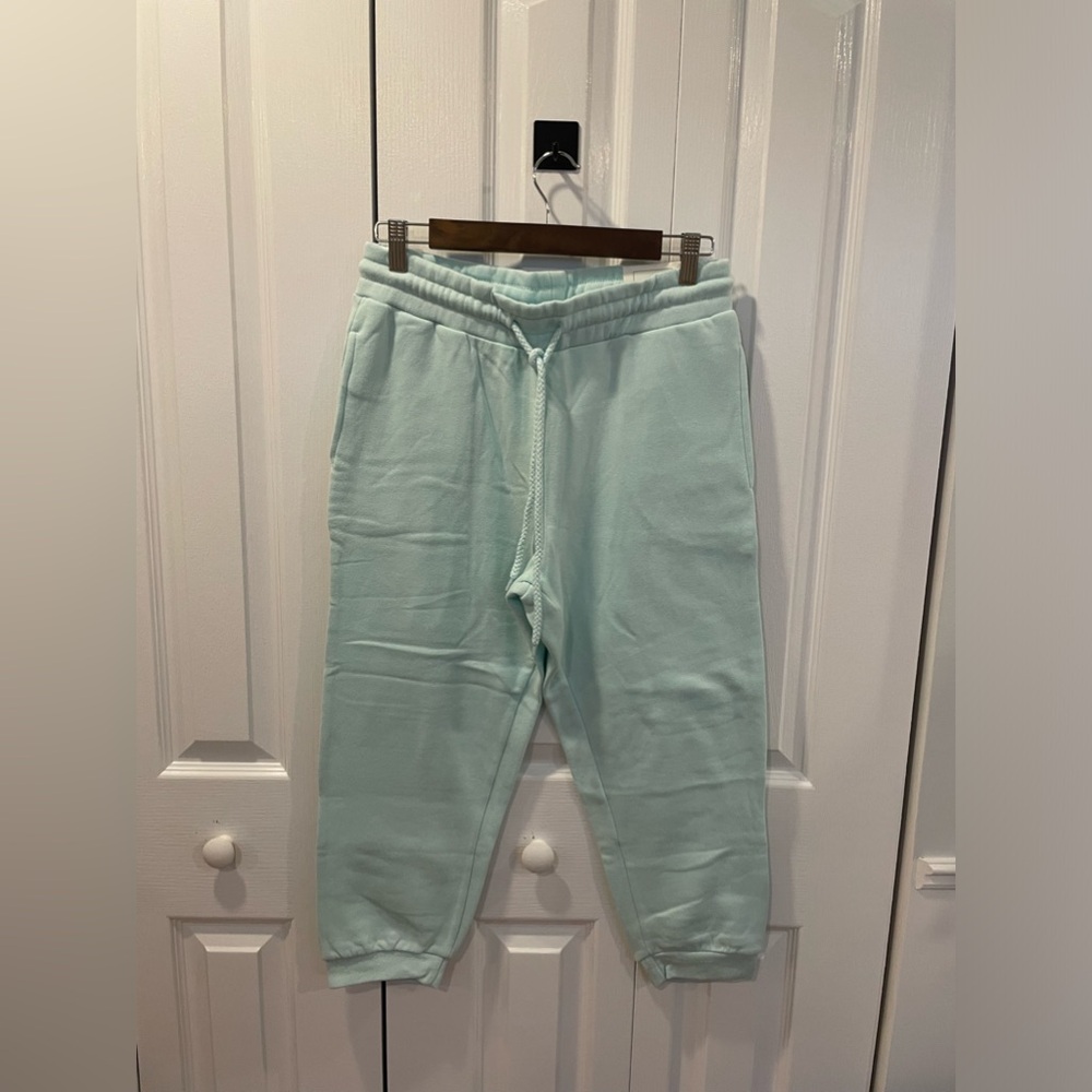 Blue capris joggers